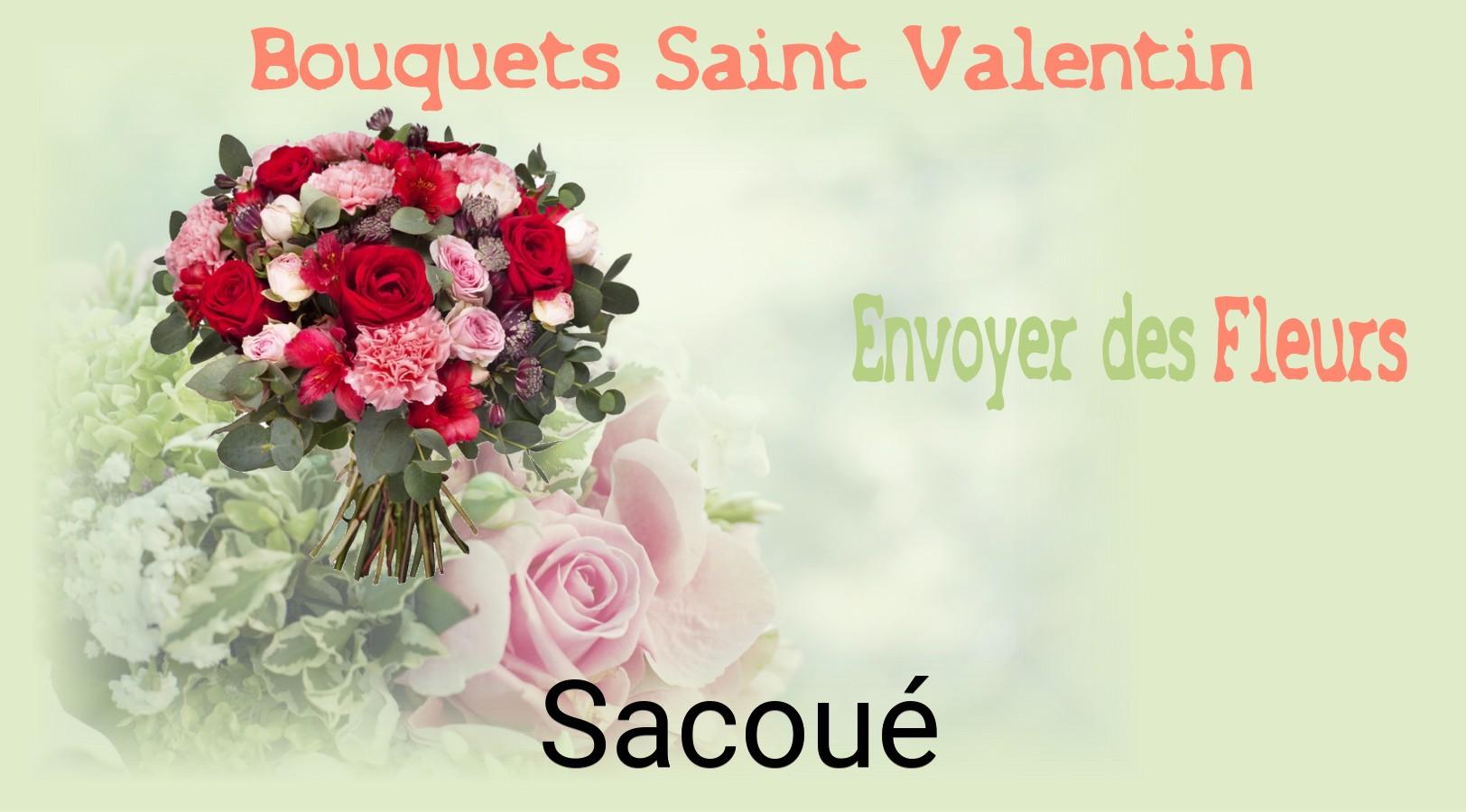 Roses de Saint-Valentin livrées à Sacoué